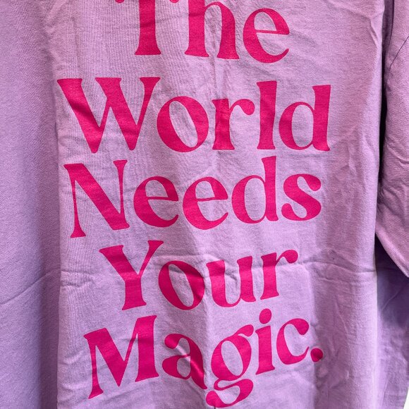 Dressed In Lala The World Needs Your Magic Oversized Tee - Picture 9 of 9